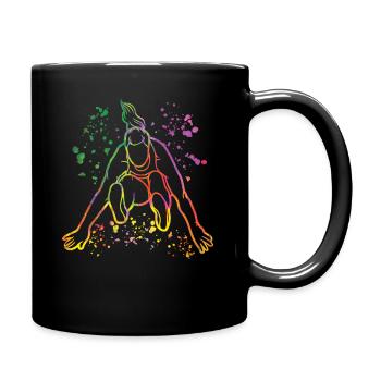 Long Jumper Long Jumping Kids Long Jump - Full Color Mug - black - Right
