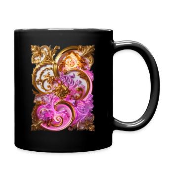 Baroque Brilliance - Brightly back to Rococo - Full Color Mug - black - Right