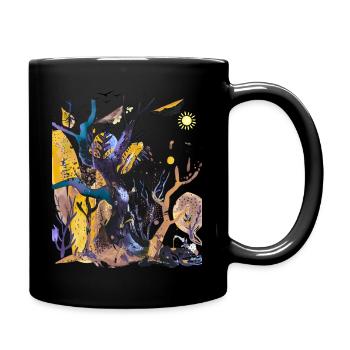 Eye rest - Full Color Mug - black - Right