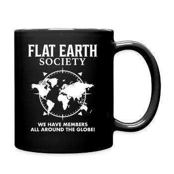 Flat Earth Society - Full Color Mug - black - Right