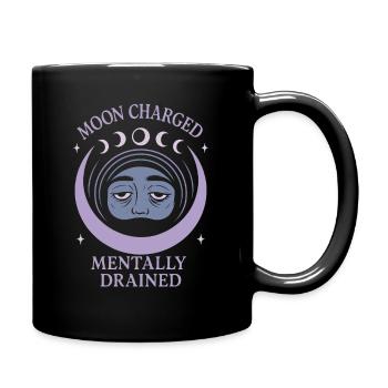 Witchy Book Club Pagan Reader Occult Fiction Coven - Full Color Mug - black - Right