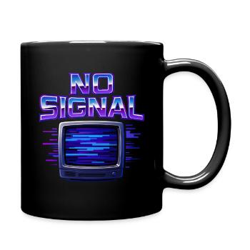 NO SIGNAL Y2K Glitchcore - Full Color Mug - black - Right