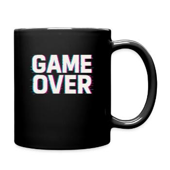 Glitch Game Over - Full Color Mug - black - Right