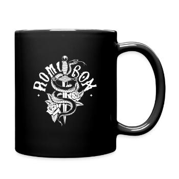 Serpent & Dagger Rose - Full Color Mug - black - Right