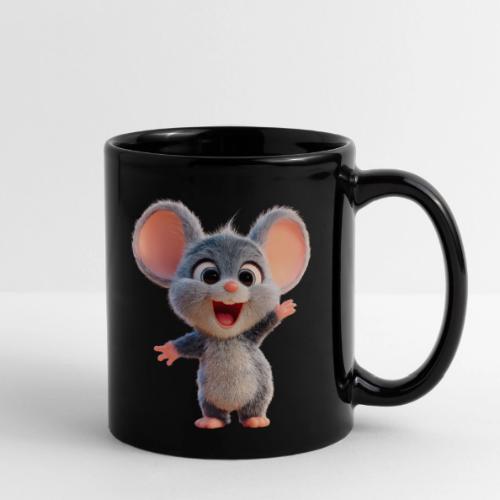 Joyful Cartoon Baby Mouse Arms Up - Full Color Mug