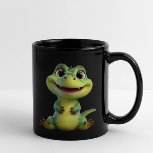 Playful Cartoon Baby Alligator - Full Color Mug