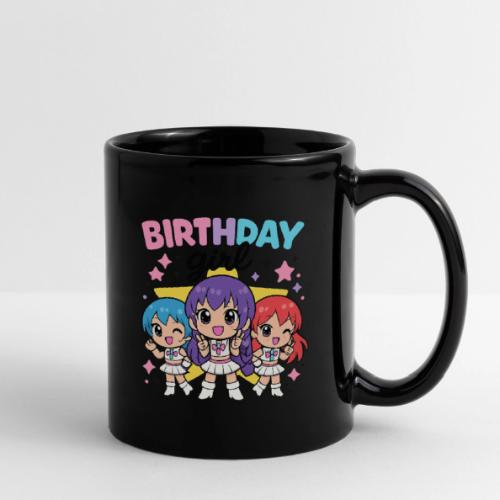 Cute Chibi Birthday Idol Girls - Full Color Mug