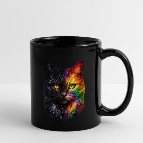 Cosmic Galaxy Rainbow Cat - Full Color Mug