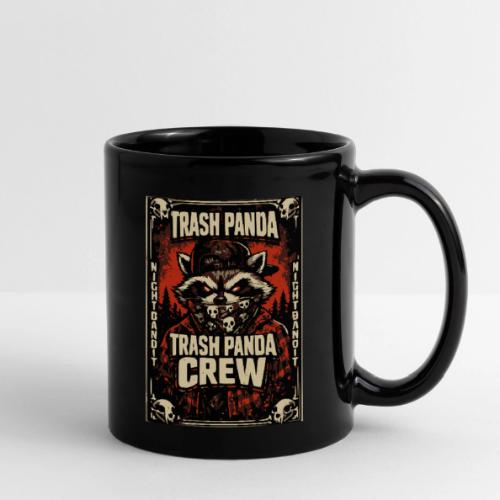 Midnight Forager Raccoon Mushroom Hunter - Full Color Mug