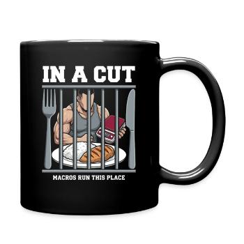 Cutting Season In A Cut Calorie Deficit Cutting - Full Color Mug - black - Right