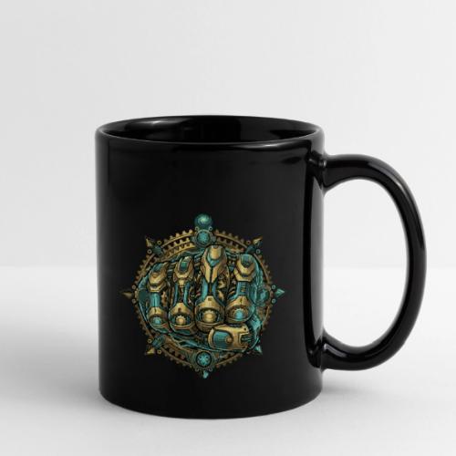 Cyberpunk Power Robot Hand - Full Color Mug