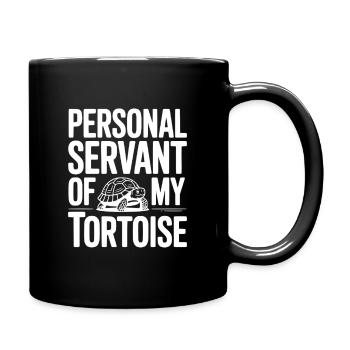 Personal Servant of my Tortoise - Full Color Mug - black - Right