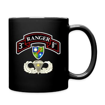 Winged Dagger Parachute Crest - Full Color Mug - black - Right