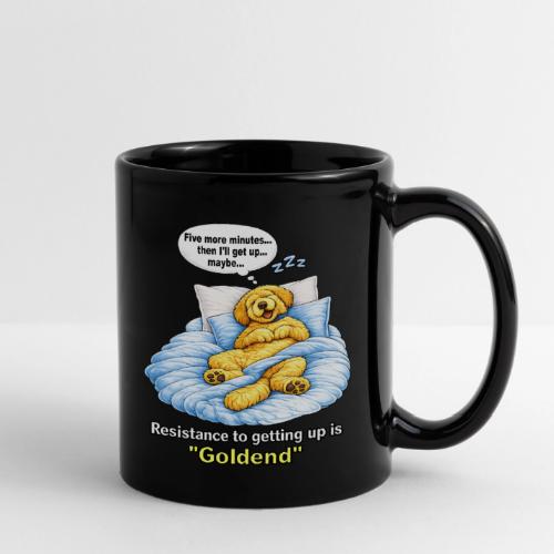 Funny Goldendoodle Sleeping design. - Full Color Mug