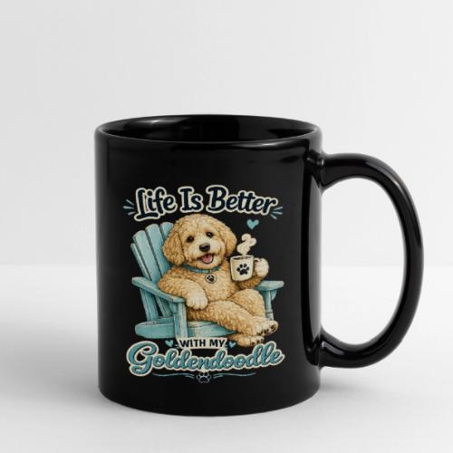 Life Is Better With My Goldendoodle - Full Color Mug