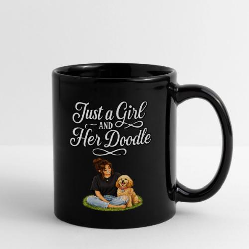 Just a Girl and Her Doodle | Dog Mom Design - Full Color Mug
