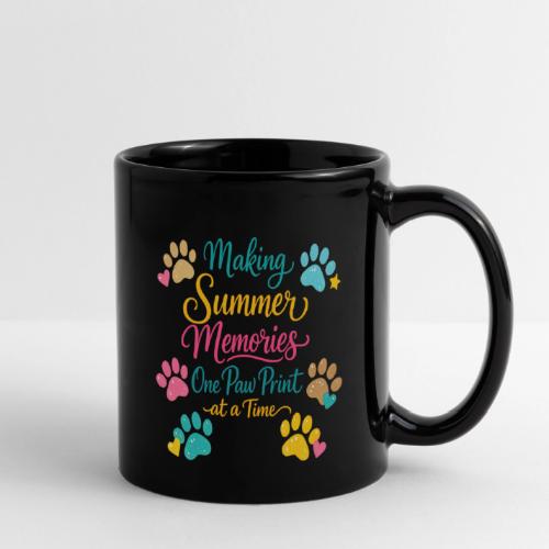 Making Summer Memories One Paw Print at a Time - Full Color Mug