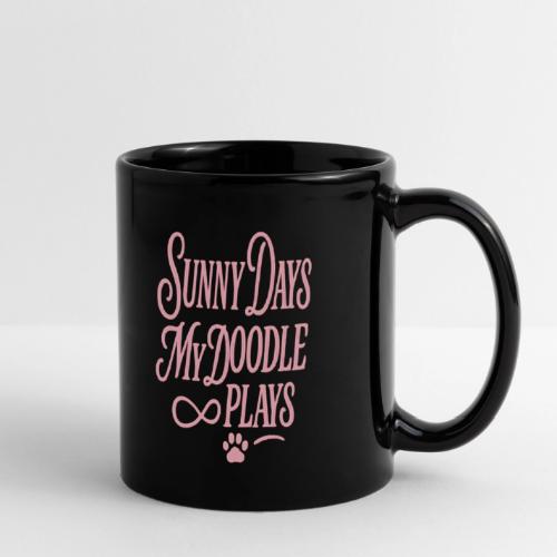 Sunny Days My Doodle Plays - Full Color Mug