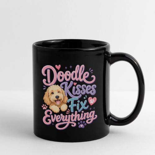 Doodle Kisses Fix Everything Dog Lover Gift - Full Color Mug