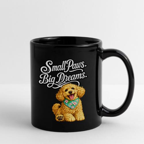 Small Paws Big Dreams Goldendoodle Puppy - Full Color Mug
