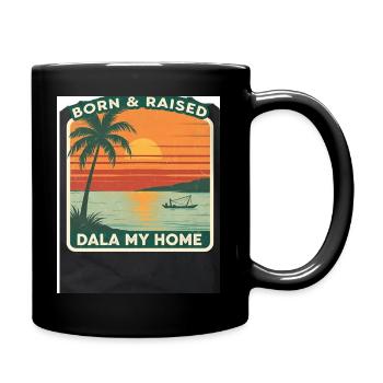 Born & Raised Dala My Home - Full Color Mug - black - Right