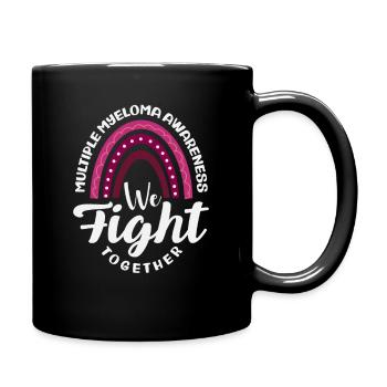 Multiple Myeloma Awareness We Fight Together - Full Color Mug - black - Right
