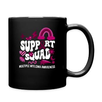 Support Squad Multiple Myeloma Awareness Retro - Full Color Mug - black - Right