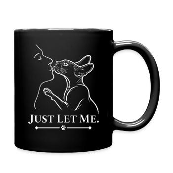 Affectionate Sphynx Cat - Full Color Mug - black - Right