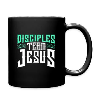 disciples, team jesus - Full Color Mug - black - Right