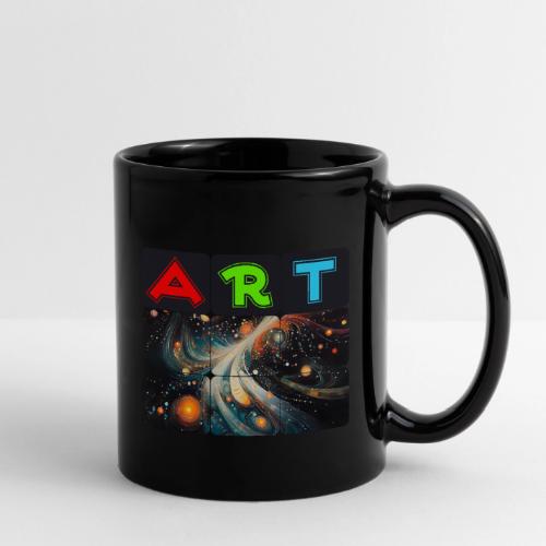 Swirls of Colorful Art - Full Color Mug