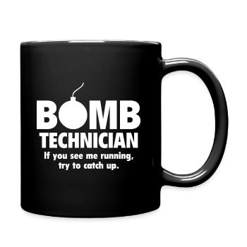 Bomb Technician - Full Color Mug - black - Right