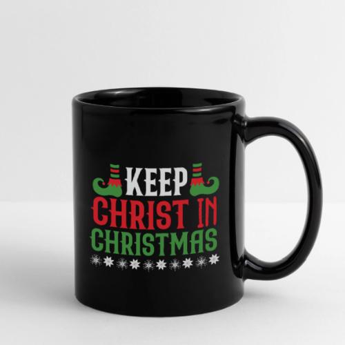 Keep CHRIST in CHRISTMAS T-shirt design - Full Color Mug