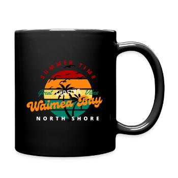 Waimea Bay - Summer Spot - Full Color Mug - black - Right