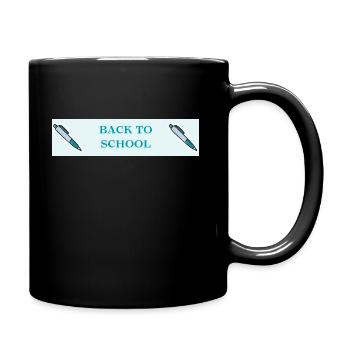 School Mode: ON – Back to School Design - Full Color Mug - black - Right