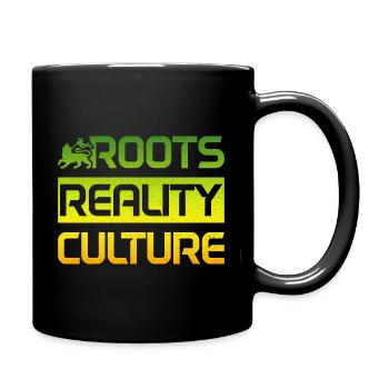 Reggae music Rastafari Jamaica - Full Color Mug - black - Right