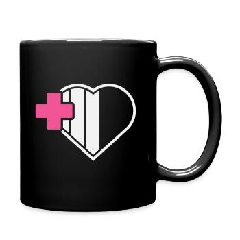 Healing Heart - Full Color Mug - black - Right