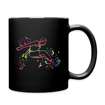 Long Jumper Long Jumping Kids Long Jump - Full Color Mug - black - Right