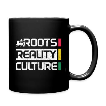 Reggae music Rastafari Jamaica - Full Color Mug - black - Right