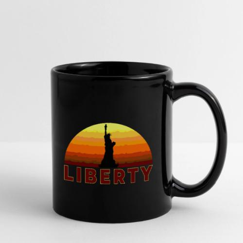 USA: Sunset Liberty Bold - Full Color Mug