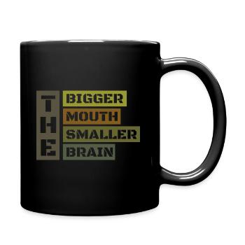 Bigmouth cut - Full Color Mug - black - Right