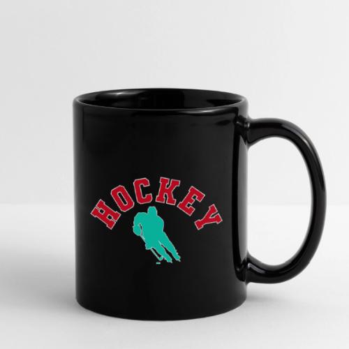 Hockey Player Silhouette - Full Color Mug