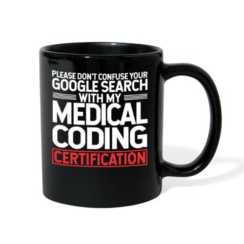 Google versus Medical Coder - Full Color Mug