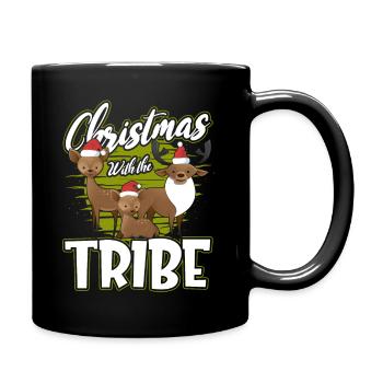 Christmas With The Tribe - Full Color Mug - black - Right