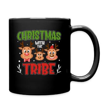 Christmas With The Tribe - Full Color Mug - black - Right