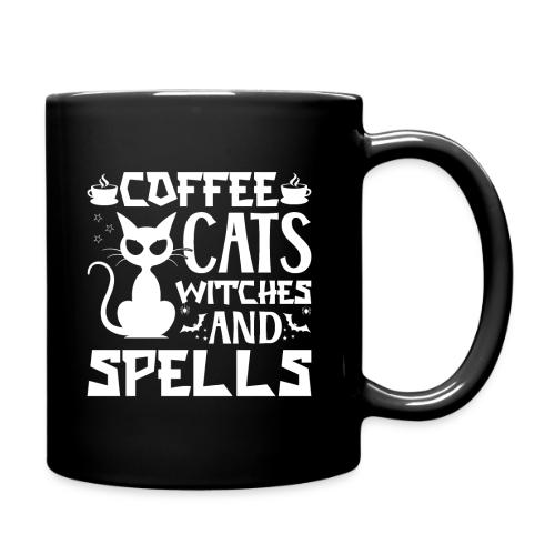 Coffee, Cats, Witches & Spells - Full Color Mug