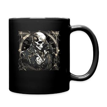 Totenkopf Skull Skulls Skull Skeleton - Full Color Mug - black - Right