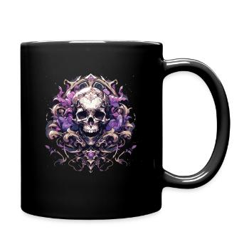 Totenkopf Skull Skulls Skull Skeleton - Full Color Mug - black - Right