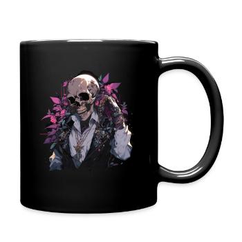 Totenkopf Skull Skulls Skull Skeleton - Full Color Mug - black - Right