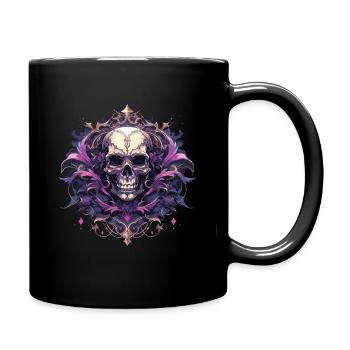 Totenkopf Skull Skulls Skull Skeleton - Full Color Mug - black - Right