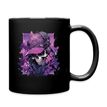 Totenkopf Skull Skulls Skull Skeleton - Full Color Mug - black - Right